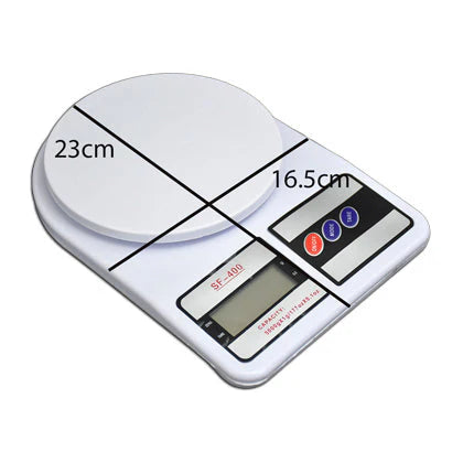 Kitchen Weight Scale upto 10kg With Cell & Light for Baking & Cooking