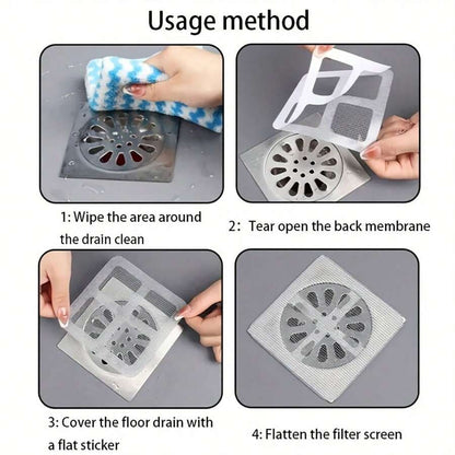 Multifunctional Net Drainer for Bathroom & Kitchen (Pack of 10)