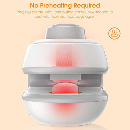Mini Heat Sealing Machine Rechargeable Food Bag Sealer For Snacks