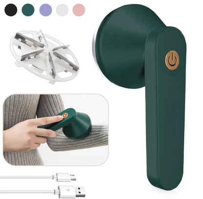 Portable Lint Remover Chargeable (Design Gentle On Fabrics Removes Lint And Fuzz)