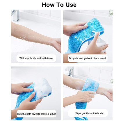 Silicone Back Scrubber (Pack of 2)