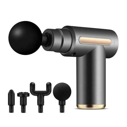 Professional Smart Massage Gun – High-Intensity Deep Tissue Muscle Massager With 4 Interchangeable Heads
